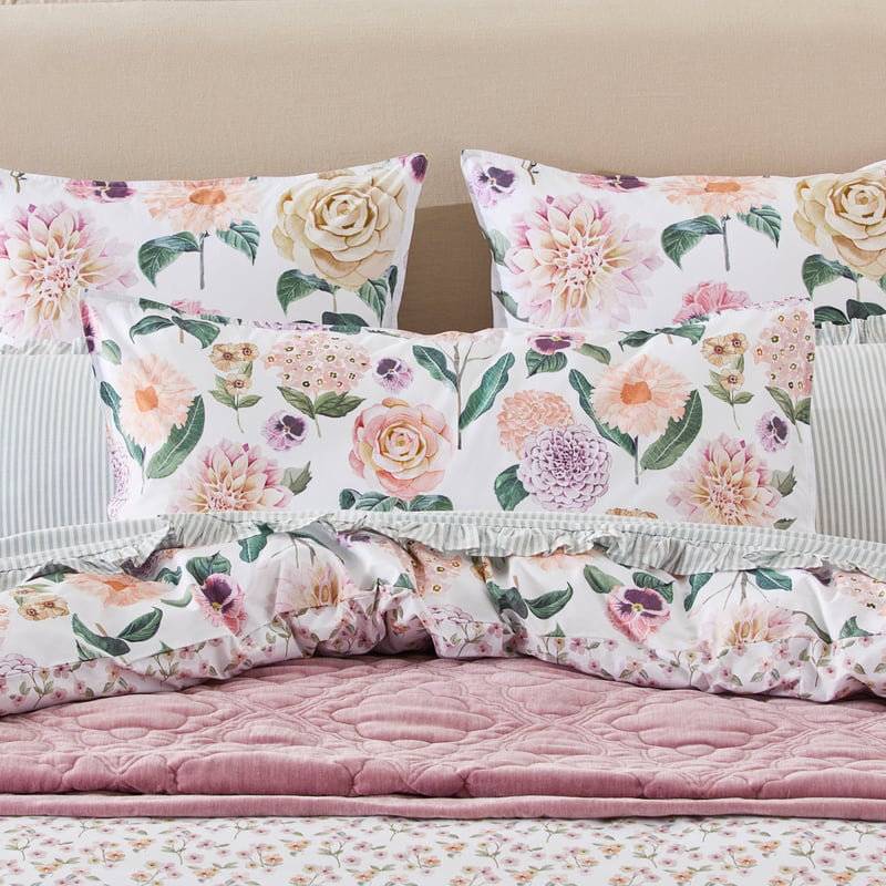 Botanist White Quilt Cover Set + Separates