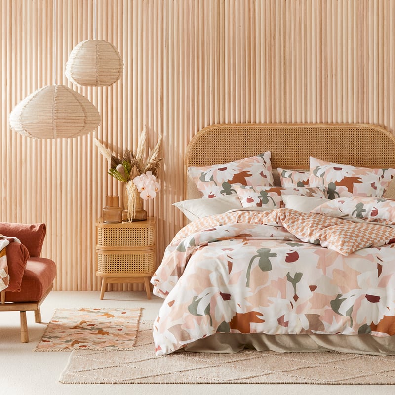 Kimmy Hogan Paper Daisies Whisper Pink Pillowcases