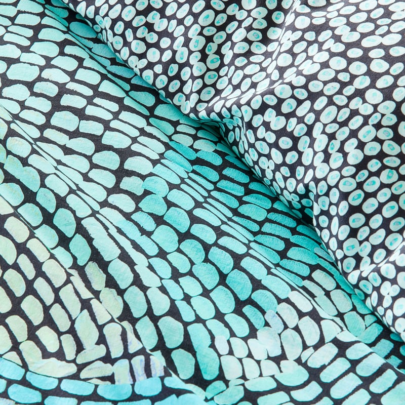 Miimi + Jiinda Lowanna Aqua Quilt Cover Set