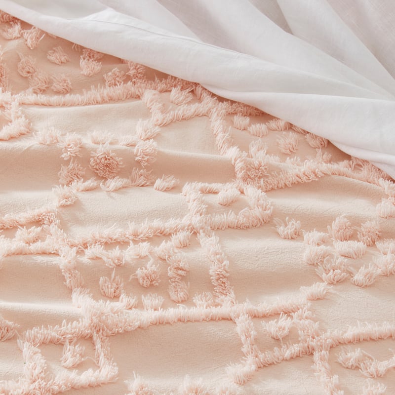 Vienna Tufted Nude Pink Quilt Cover Separates