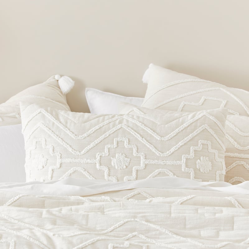 Oslo Tufted Natural Quilted Quilt Cover Separates