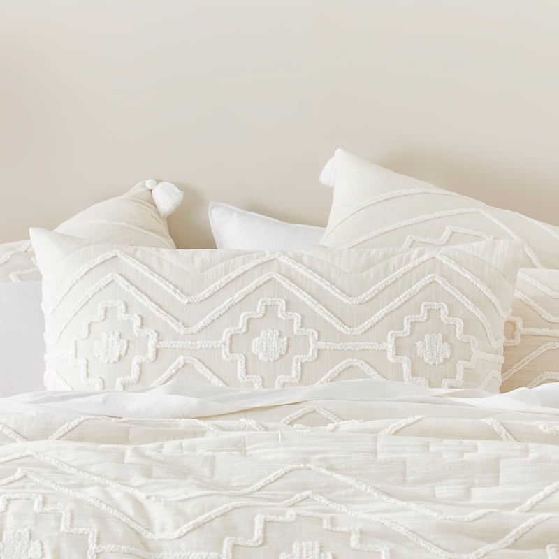 Oslo Tufted Natural Quilted Quilt Cover Separates