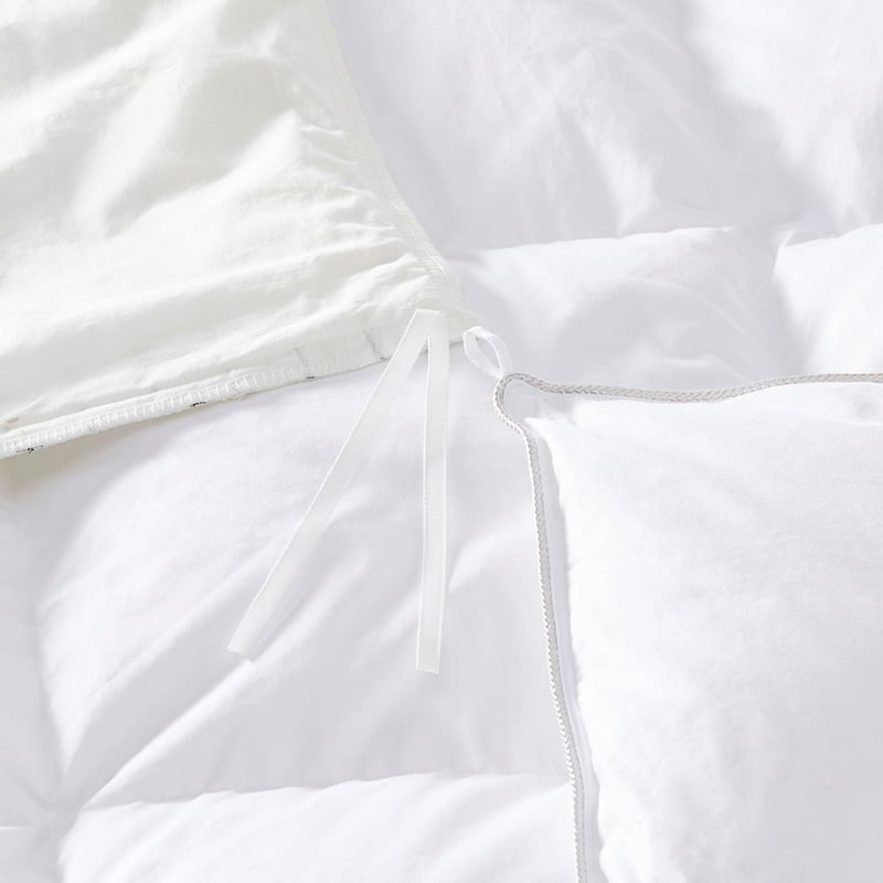 Palm Breeze Natural Jacquard Quilt Cover Separates
