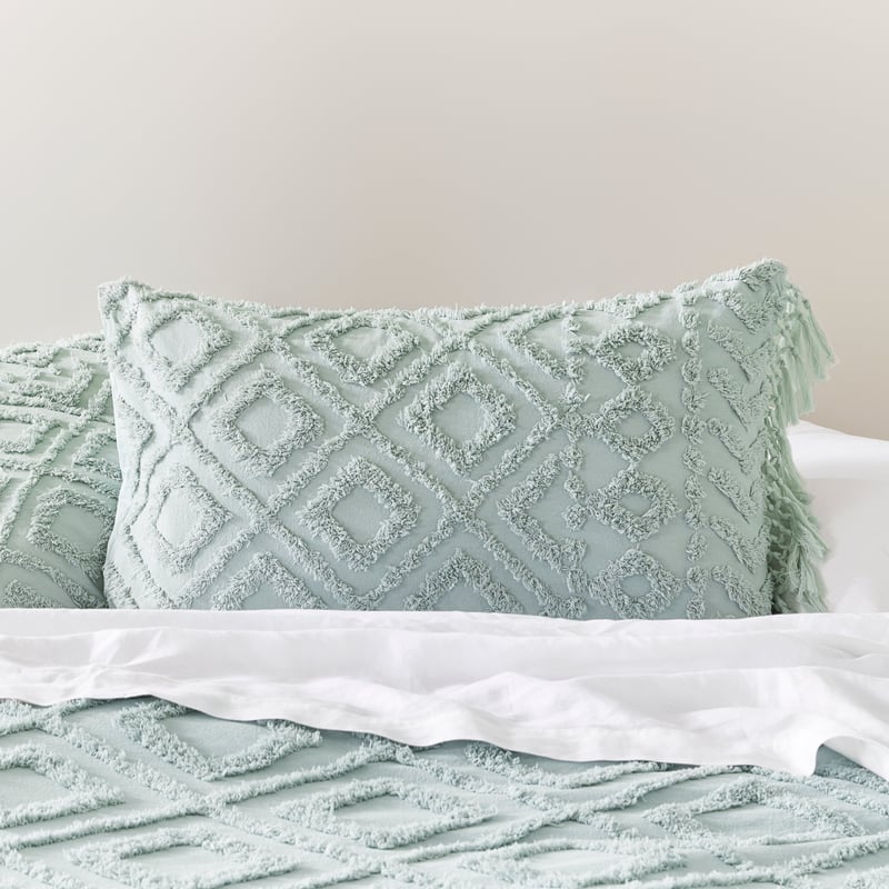 Elliot Tufted Blue & Grey Quilt Cover Separates