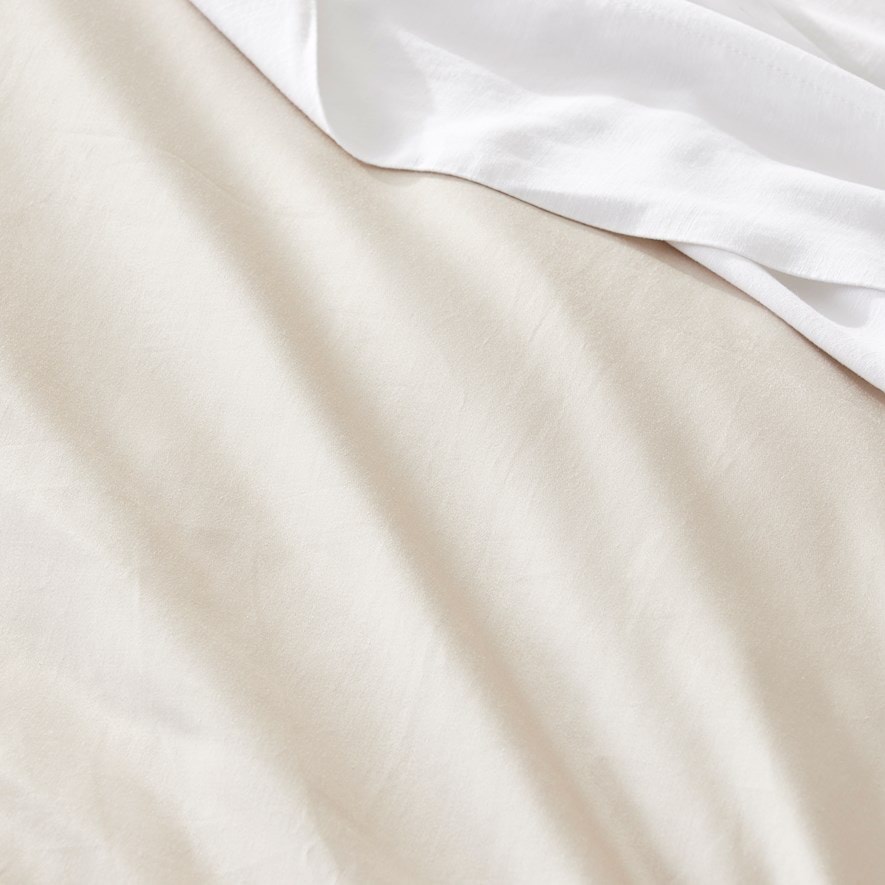 600TC Bamboo Cotton Natural Quilt Cover Separates