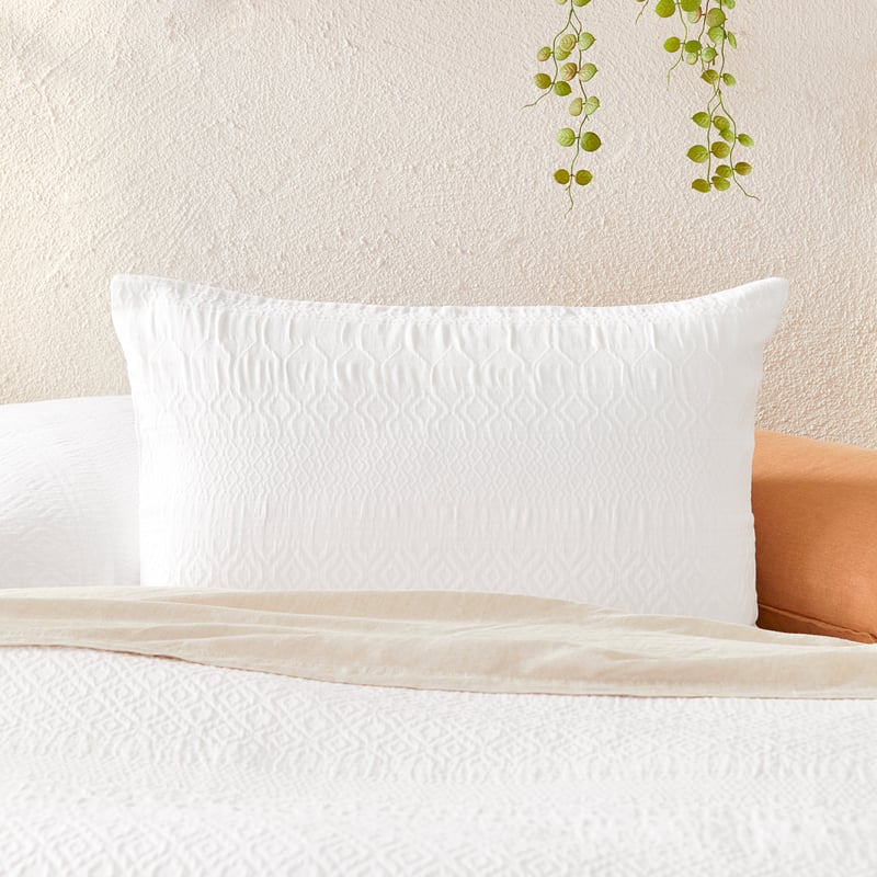 Arti Matelasse White Quilt Cover Separates