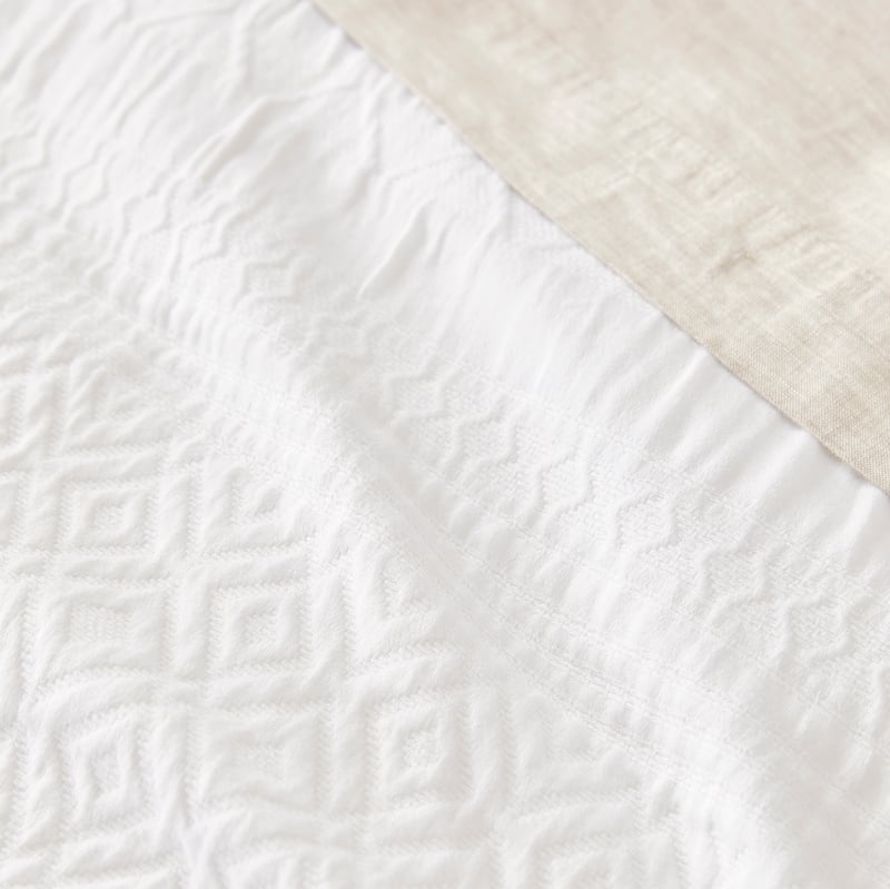 Arti Matelasse White Quilt Cover Separates