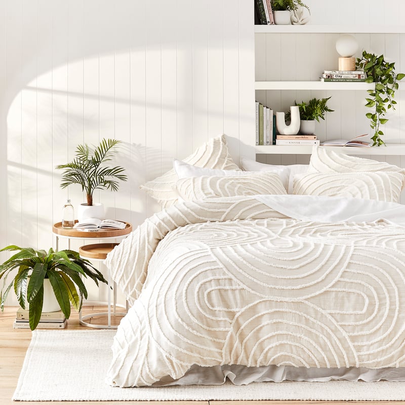 Horizon Natural Tufted Quilt Cover Separates
