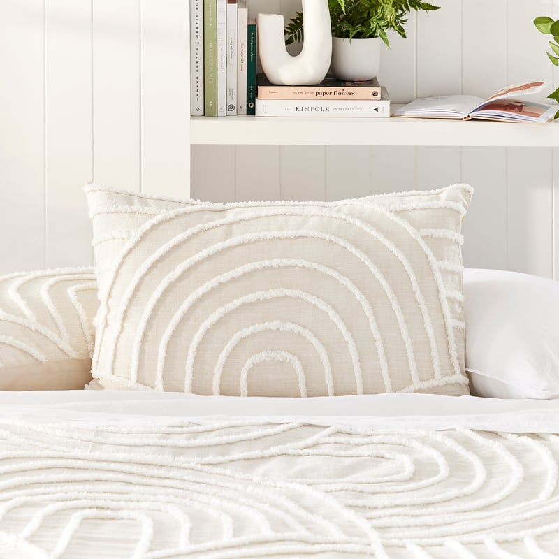 Horizon Natural Tufted Quilt Cover Separates