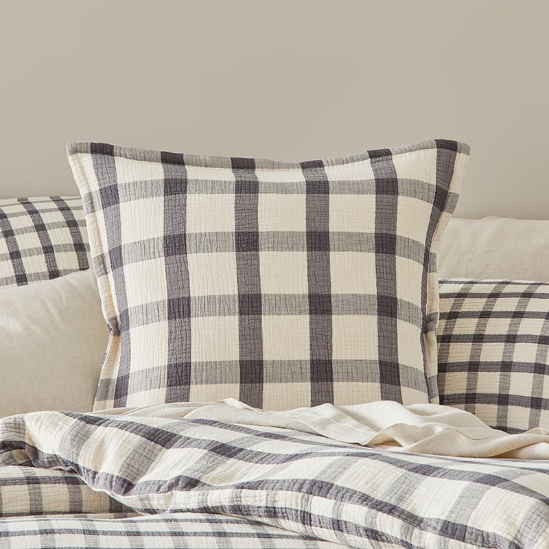 Chelsea Check Charcoal Pillowcases
