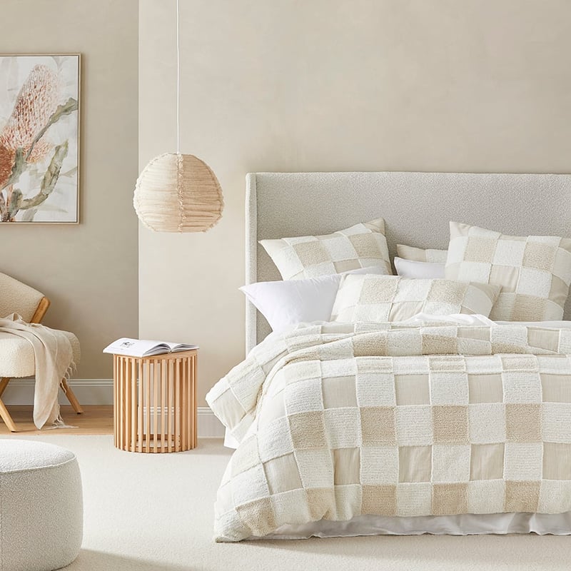 Harrison Natural Tufted Quilt Cover Separates