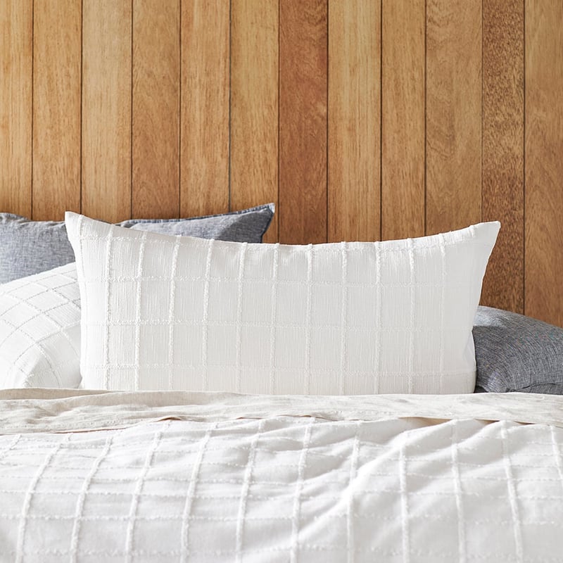 Greenwich Check Off White Quilt Cover Separates