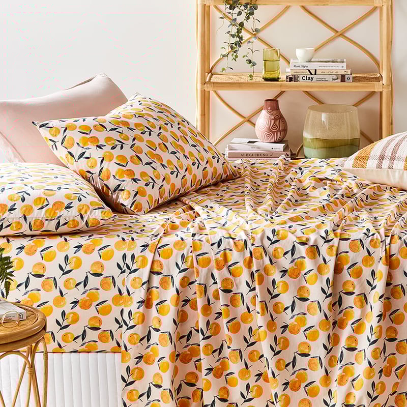 Printed Citrus Sheet Set