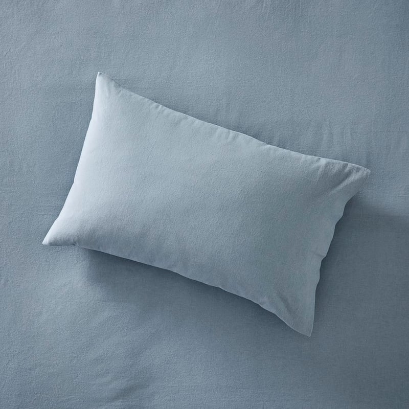 Flannelette Powder Blue Sheet Set