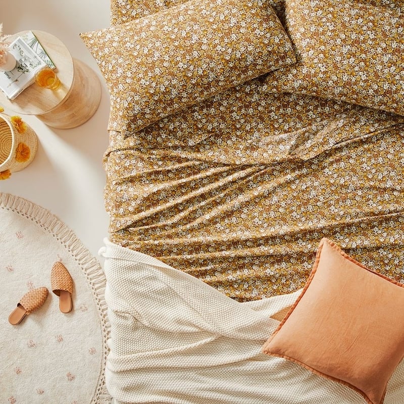 Libertine Golden Printed Sheet Set + Pillowcases