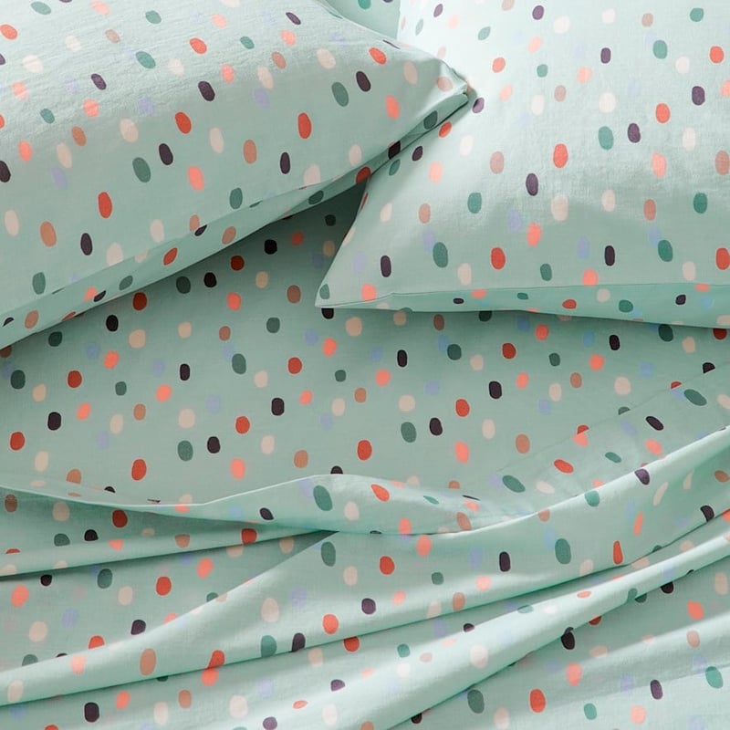 Printed Sage Rain Sheet Set