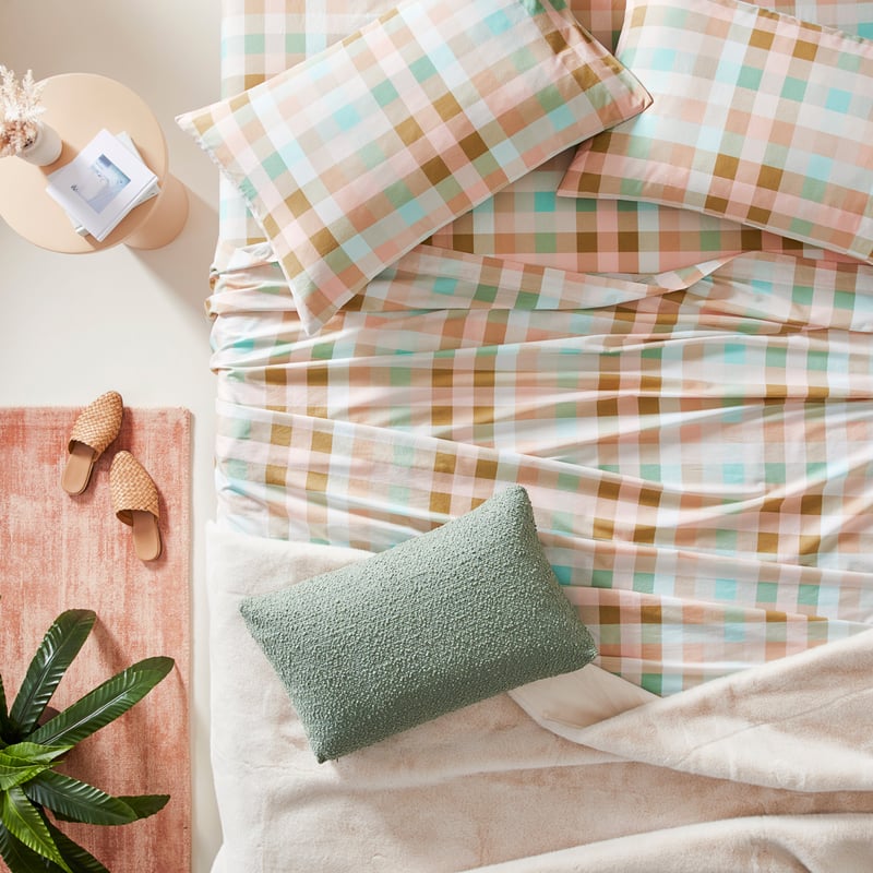 Printed Harmony Check Multi Sheet Set