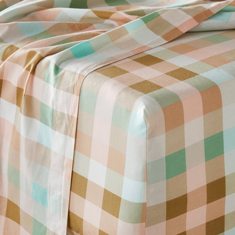 Printed Harmony Check Multi Sheet Set