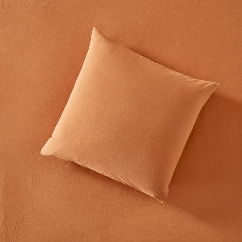 Stonewashed Cotton Ginger Sheet Set