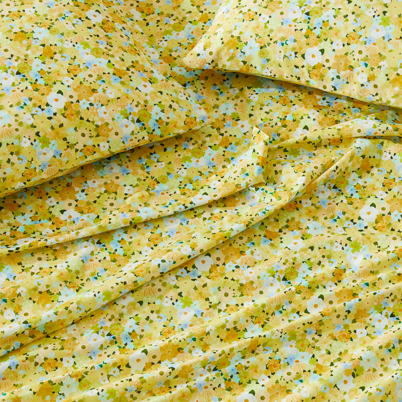 Printed Citrus Bloom Sheet Set