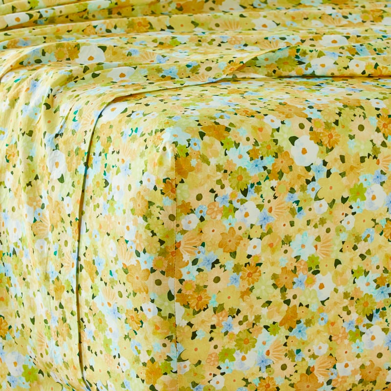 Printed Citrus Bloom Sheet Set