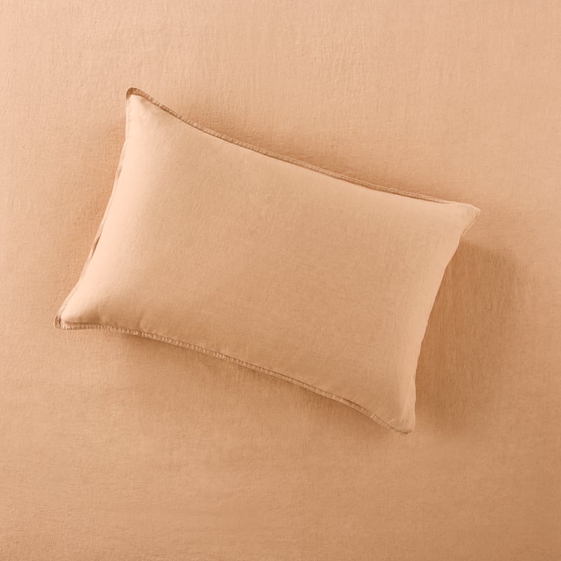 Vintage Washed Linen Egg Shell Sheet Separates