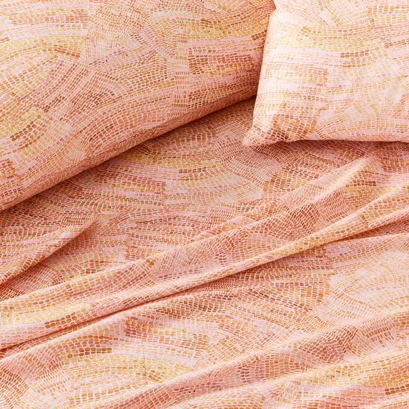 Miimi + Jiinda Jaanymili Coral Printed Sheet Set