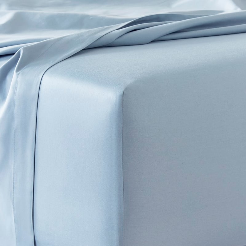 600TC Bamboo Cotton Pastel Blue Sheet Set