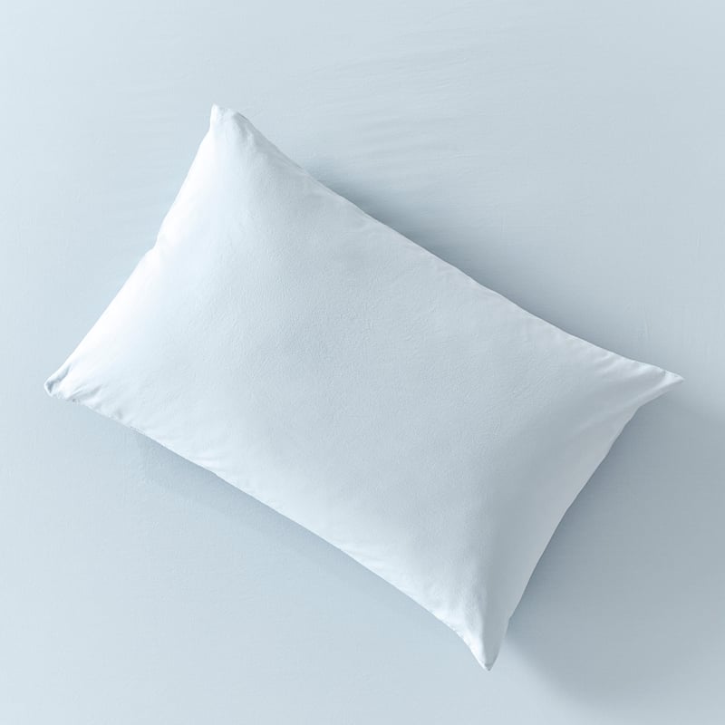 Stonewashed Cotton Ice Blue Sheet Separates