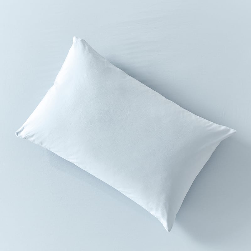 Stonewashed Cotton Ice Blue Sheet Set