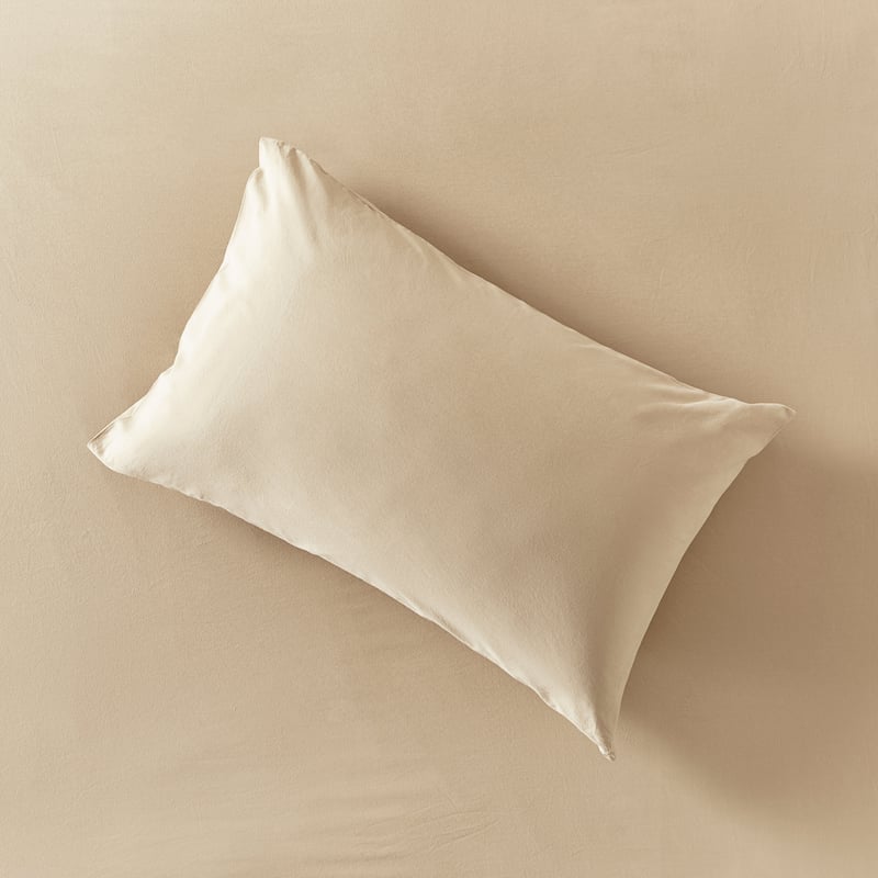 Stonewashed Cotton Sesame Sheet Set