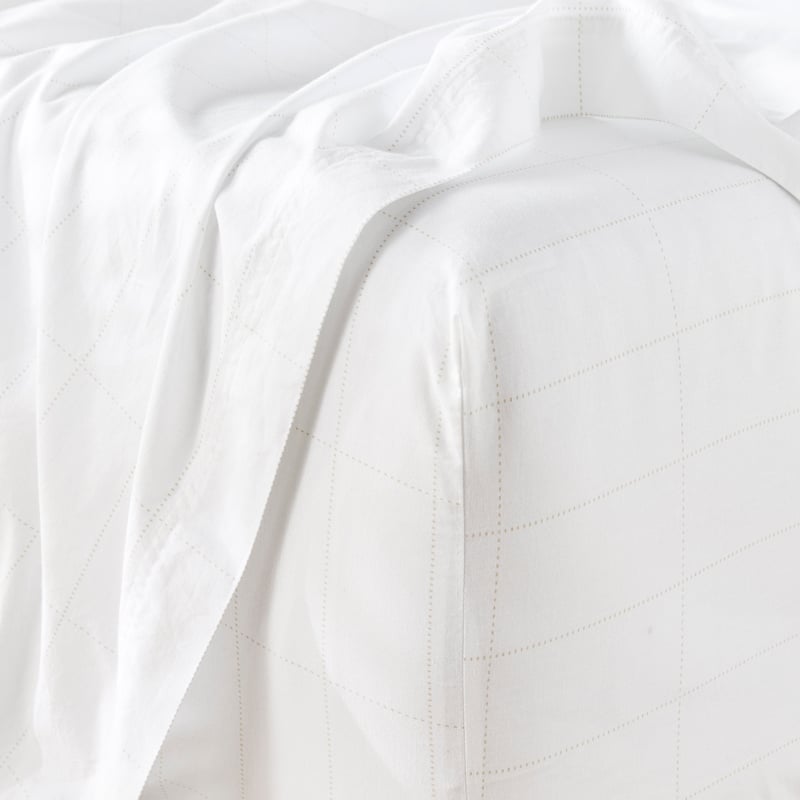 Stonewashed Cotton Sand Sketched Brick Sheet Separates