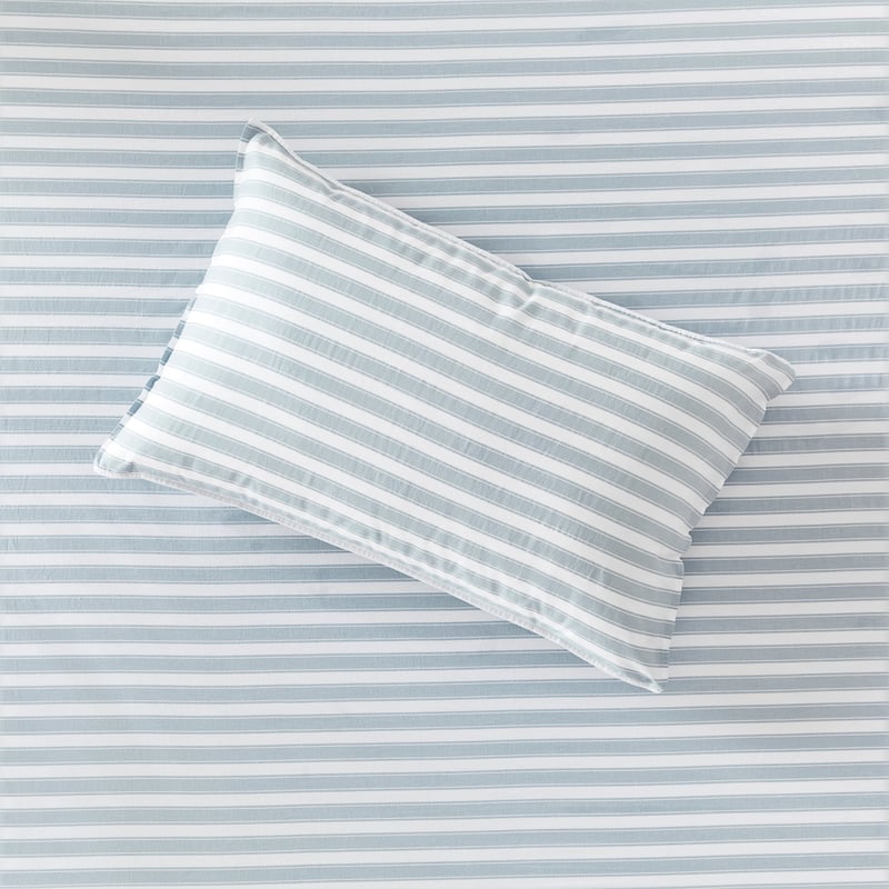 Stonewashed Cotton Provincial Stripe Sheet Separates