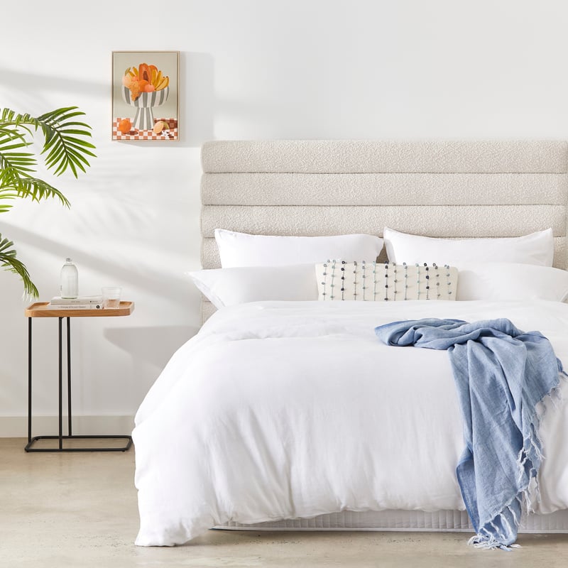 Memphis Cream Boucle Ribbed Bedhead