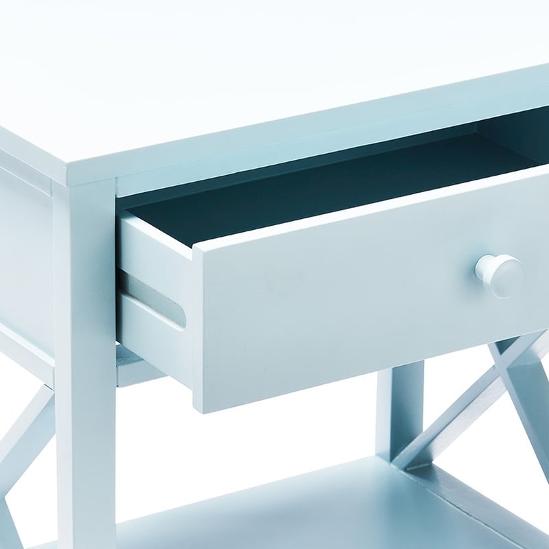Mornington Dusty Blue Bedside Table