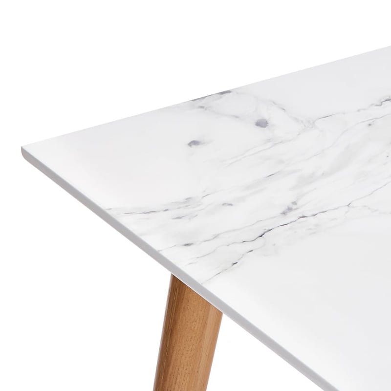 Camilla Marble & Oak Desk