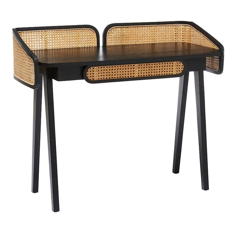 Boden Natural & Black Desk