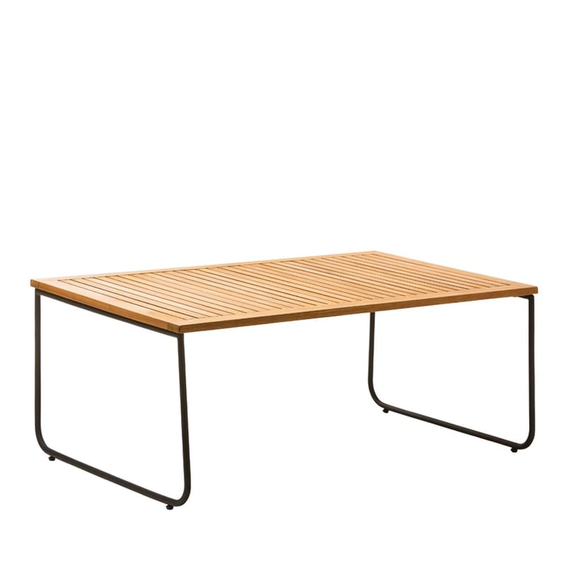 Torino Charcoal & Black Metal Outdoor Coffee Table