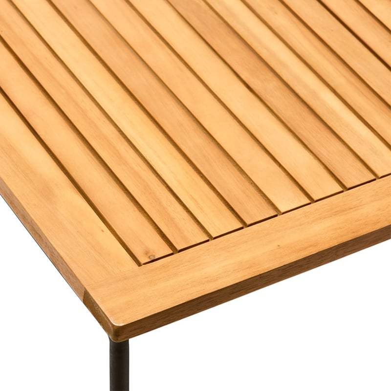 Torino Charcoal & Black Metal Outdoor Coffee Table