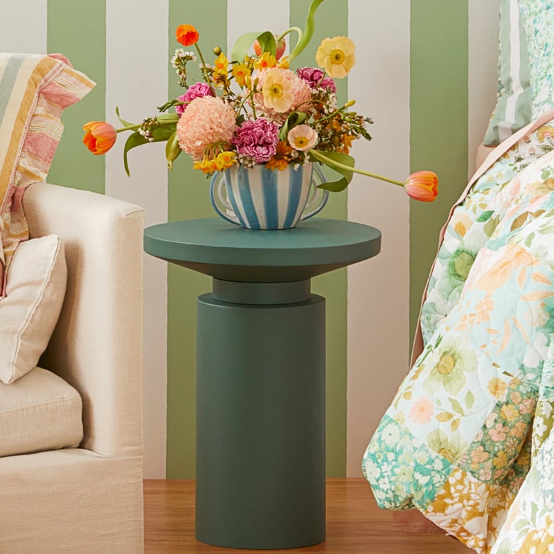 Orson Teal Side Table