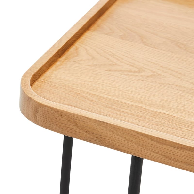 Zephyr Oak & Black C Table