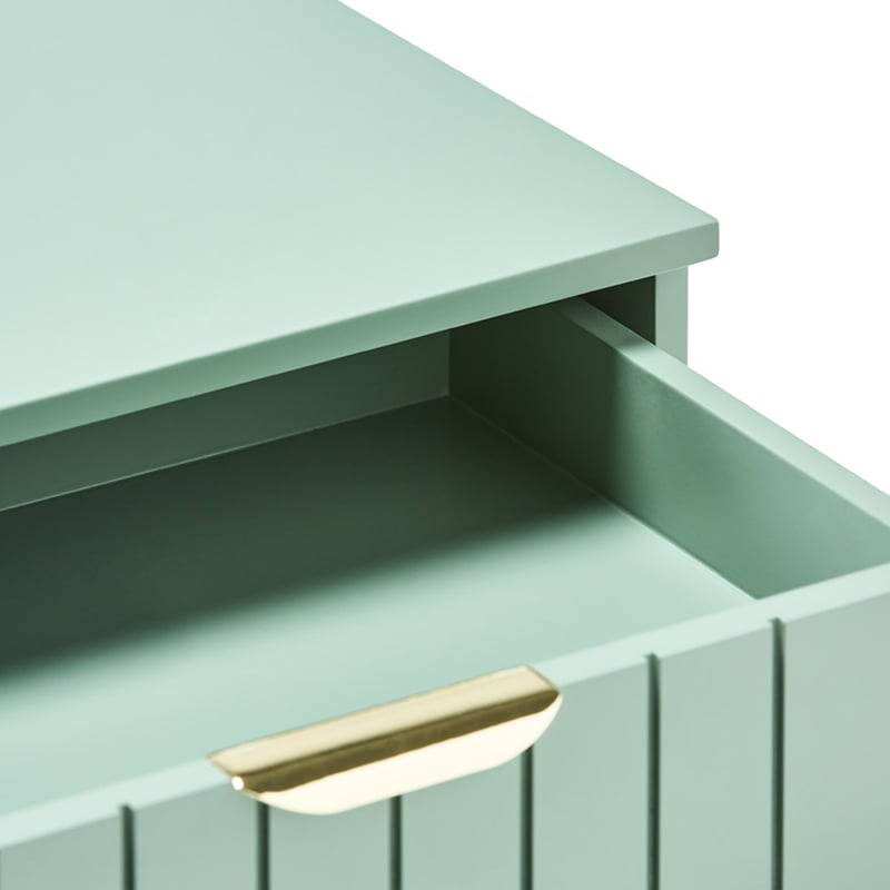 Manhattan Sage 3 Drawer Side Table