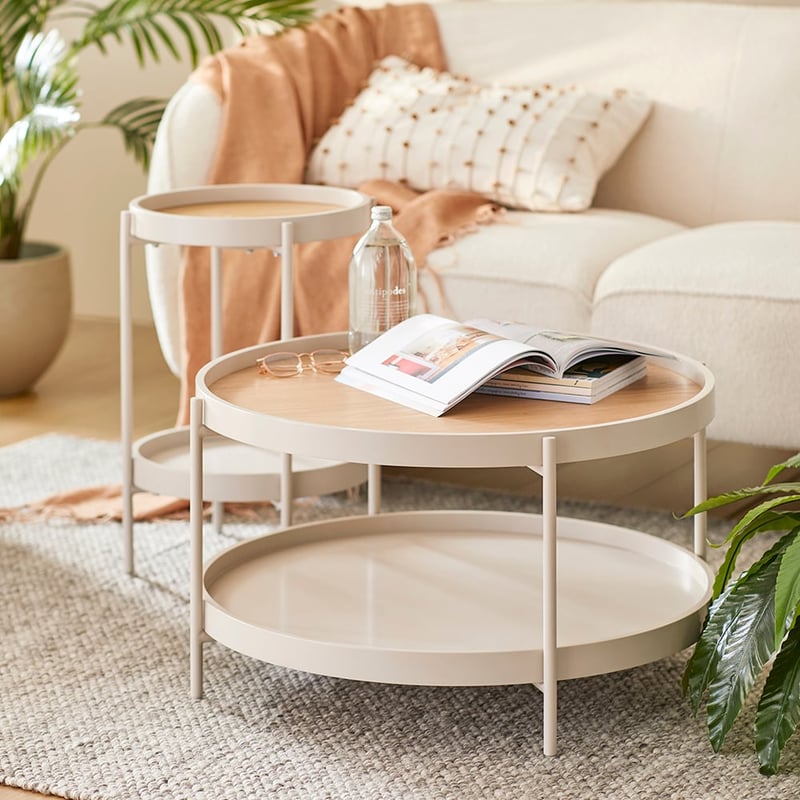 Surrey Oak & Fawn Coffee Table