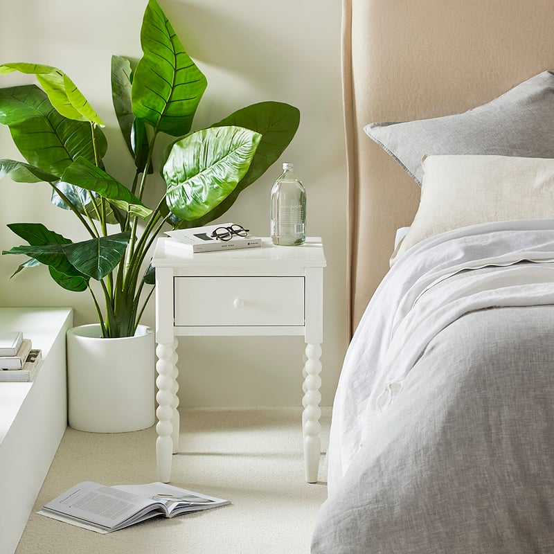 Margate Ivory Bedside Table