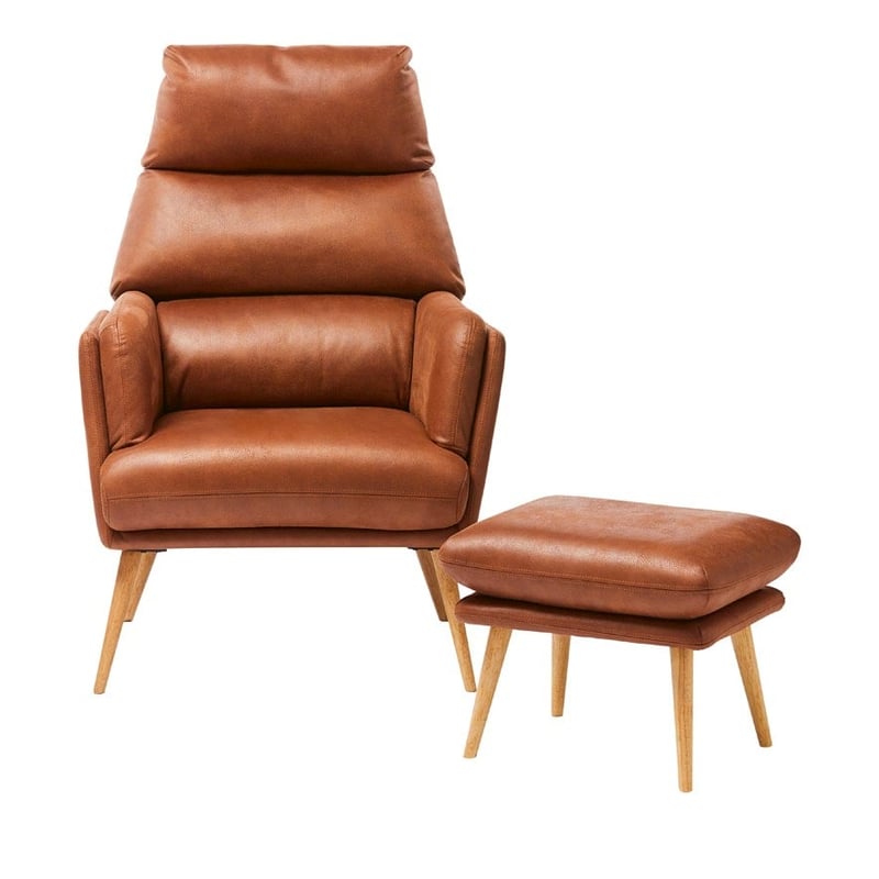 Henrick Brandy Chair & Foot Rest