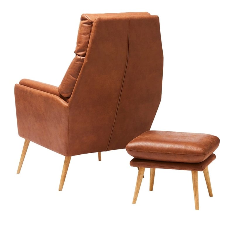 Henrick Brandy Chair & Foot Rest