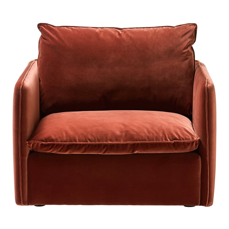 Atticus Terracotta Armchair