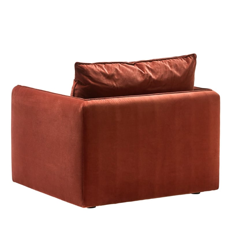 Atticus Terracotta Armchair