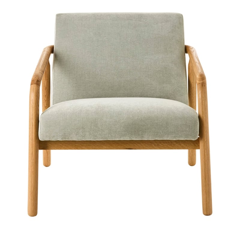 Mackay Oak & Mineral Lounge Chair
