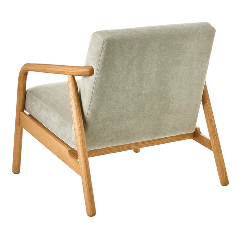 Mackay Oak & Mineral Lounge Chair